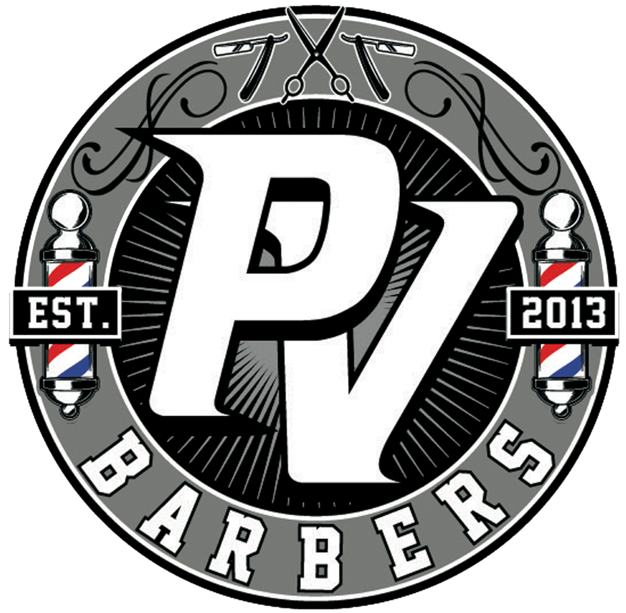 PV Barbers Logo